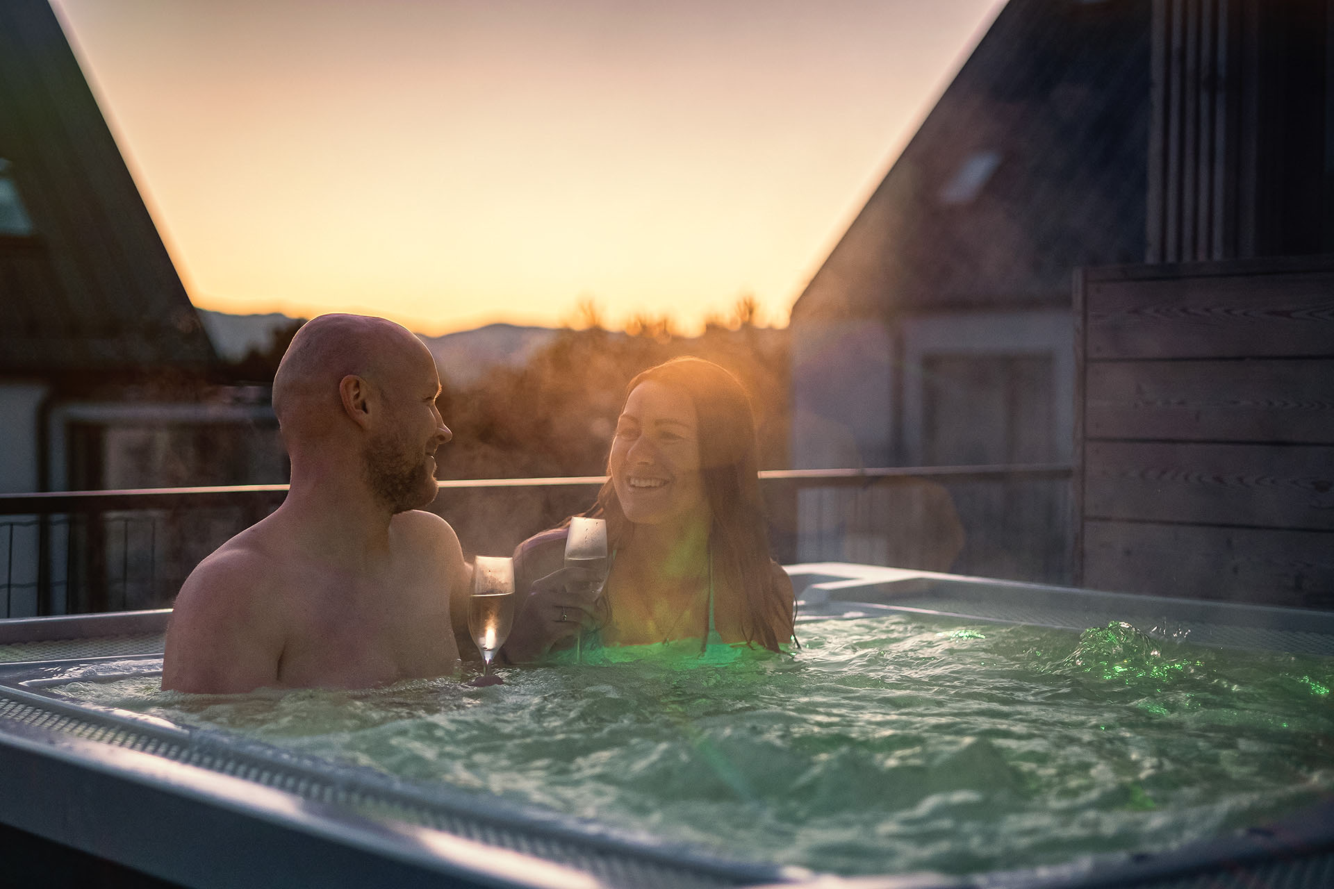 Jacuzzi under the sky